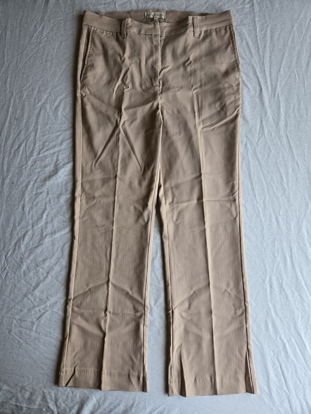 Soyaconcept Tan Straight Leg Trousers Size 38 (US 8)